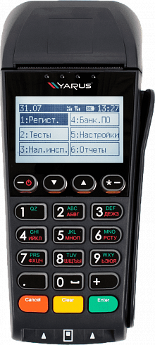Мобильный POS-терминал Ярус М2100Ф (GPRS, Wi-Fi, мобильный, бесконтактный считыватель)